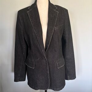 Classic Ralph Lauren Dark Wash Denim Blazer – Size 10